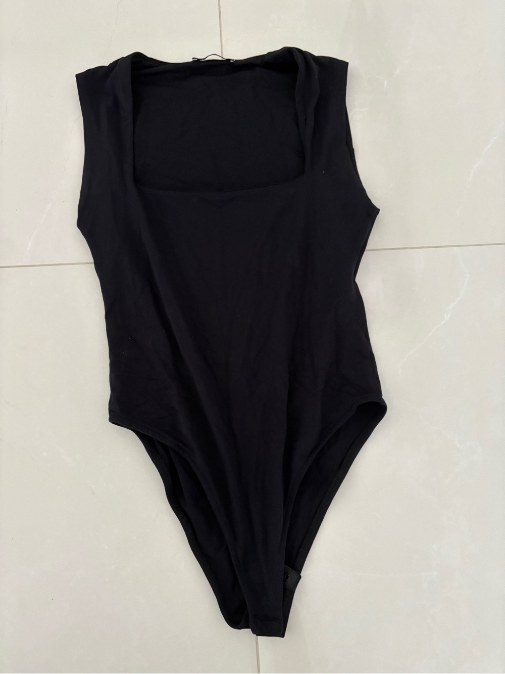 Zara Black Kids One-Piece Bodysuit - Square Neck